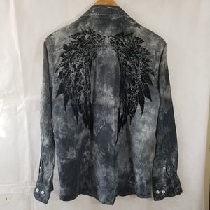 Eighty Eight Casual Botton Front Shirt